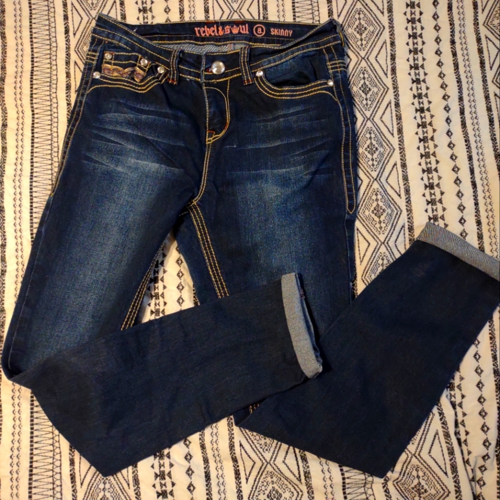 Rebel and Soul Skinny Jeans